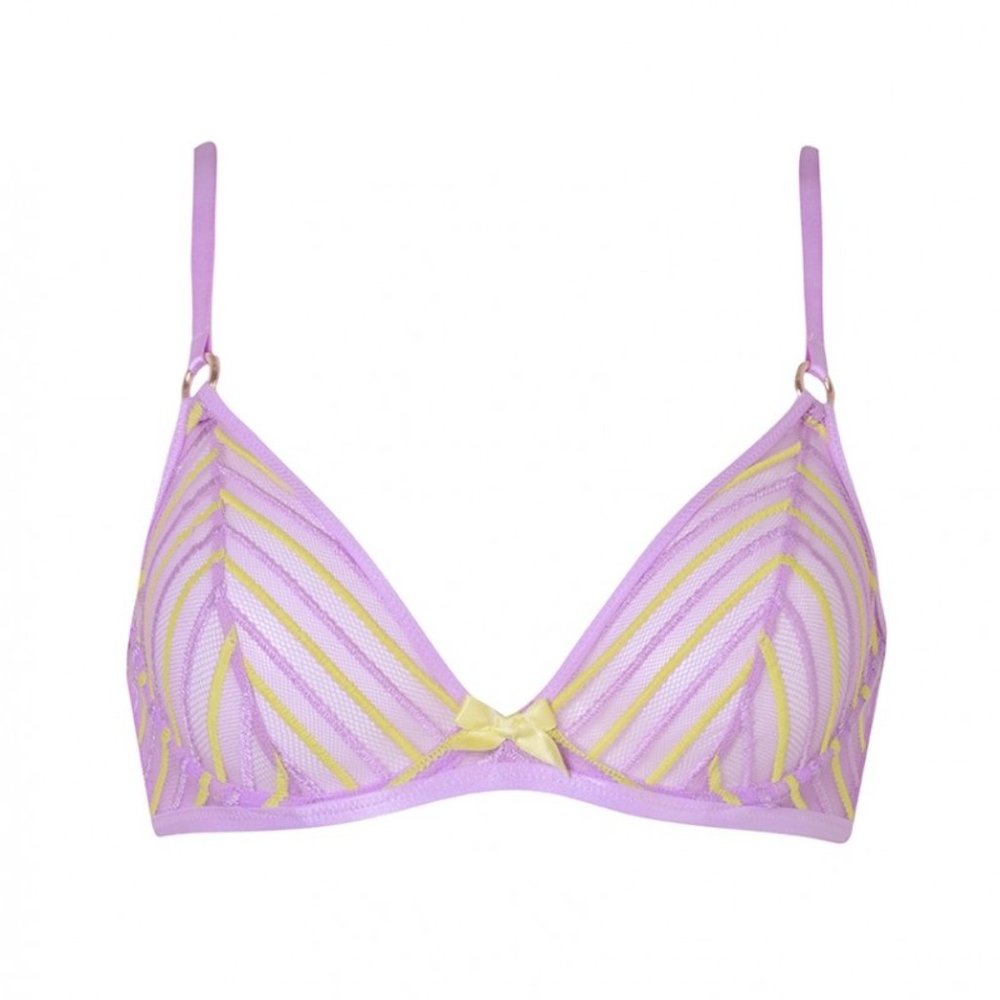 Agent Provocateur PETTRA Bra NWT Lilac & Lime [C2] - Picture 5 of 7